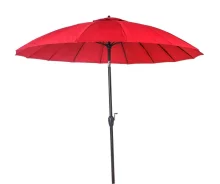 Ombrellone Chino Articulável com Manivela 2,5 m 252304 Belfix Vermelho