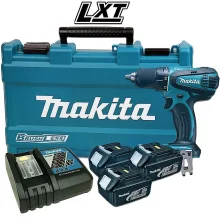 Parafusadeira e Furadeira 13mm à Bateria 18V DDF456RFE3 Makita
