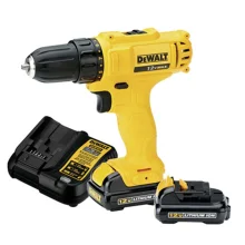 Parafusadeira e Furadeira à Bateria 10mm 12V Max DCD700LC1 DeWalt