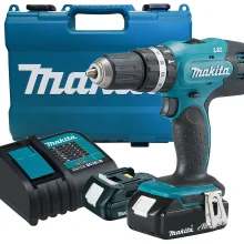 Parafusadeira e Furadeira de Impacto à Bateria 18V DHP453SHE Makita