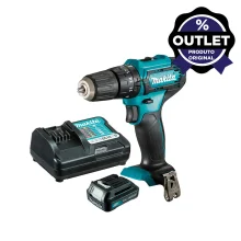 Parafusadeira Furadeira de Impacto à Bateria 12V HP333DWYX3 Makita - Outlet