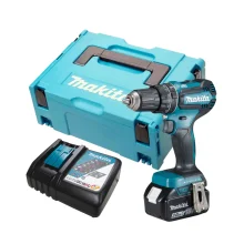 Parafusadeira Furadeira de Impacto à Bateria 18V e Maleta DHP485RF1J Makita