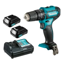 Parafusadeira Furadeira de Impacto HP333DWYX3 Makita com 2 Baterias e Carregador