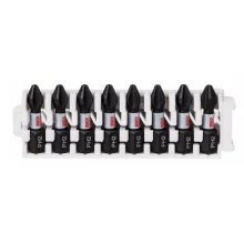 Ponta Bits Phillips PH2 25mm Impact Control com 8 Peç Bosch