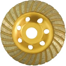 Rebolo Diamantado Turbo 115mm x M14 para Lixar Alvenaria 729099 MTX