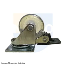 Rodízio Silicone 50mm Sem Freio 661.71.401 Hafele