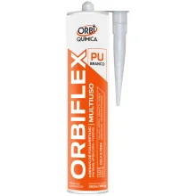 Selante à Base de Poliuretano Orbiflex Construção 230ml 380g Branco 2451 Orbi