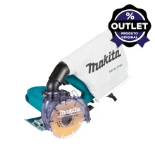 Serra Mármore com Coletor de Pó 125mm 4100KB Makita Outlet 110 Volts