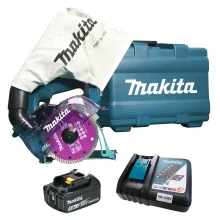 Serra Mármore e Bateria e Carregador DCC500RF P Makita
