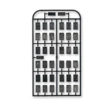 Stencil de Gravação para Dispositivo GE Letras e Números 27104 Proxxon