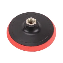 Suporte de Lixa de Borracha com Velcro e Pino M14x115mm para Furadeira