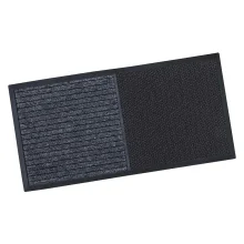 Tapete Sanitizante 2 em 1 40 x 80 cm Kapazi Preto