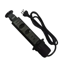 Torre de Tomada Multiplug 2 Tomadas e 2 USB Bivolt