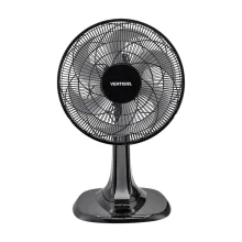 Ventilador de Mesa OSC Turbo 6 Pás 30cm Premium Preto Ventisol