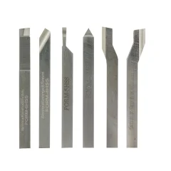 Conjunto de 6 Ferros de Tornear Feitos em HSS Cobalto 24524 Proxxon