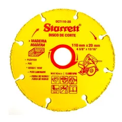 Disco de Corte de Tungstênio 110x20mm DCT110-20 Starrett