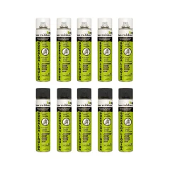 Kit 5 Borrachas Líquida em Spray Aerossol Hm Rubber 400 ml Branco e 5 Preto