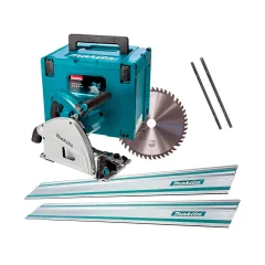 Kit Serra Circular com Maleta SP6000J Makita e 2 Trilhos de 1 metro e Conector