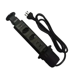 Torre de Tomada Multiplug 2 Tomadas e 2 USB Bivolt