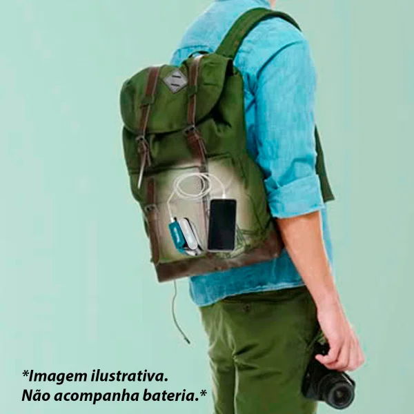 Adaptador Compacto USB para Carregar Dispositivos Móveis ADP08 Makita