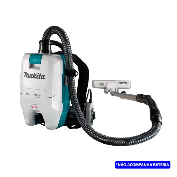 Aspirador de Pó Costal à Bateria Não acompanha 40Vmax VC008GZ Makita