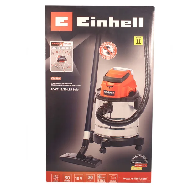 Aspirador de Pó Líquido à BateriaNão acompanhaTC-VC 18/20 Li S-2347130-Einhell