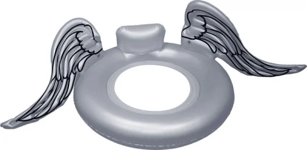 Boia Inflável Especial Gigante Adulto Colchão com Asas 148200 Belfix Cinza G