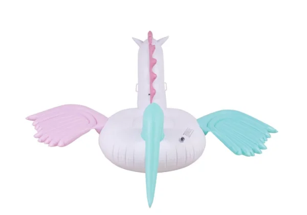 Boia Inflável Especial Gigante Adulto Unicórnio com Asas 149700 Belfix Branca