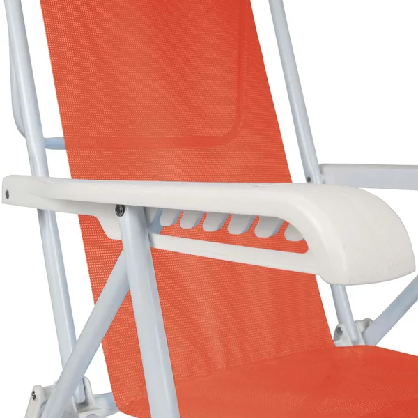 Cadeira Reclinável de Aço 8 Posições 225 Mor