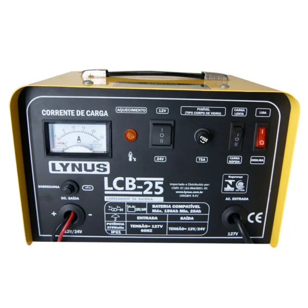 Carregador de Bateria Portátil LCB-25 Lynus