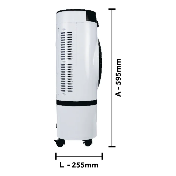 Climatizador de Ar 9 Litros 65W CLI09-01 Branco/Preto 127V Ventisol