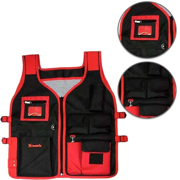 Colete Porta Ferramentas 8 Bolsos 510X600mm 902469 MTX