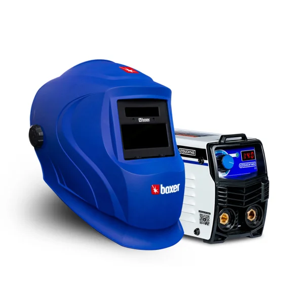 Combo Inversora de Solda Touch145Bv e Máscara para Solda Optiarc70 1015015 Boxer Bivolt