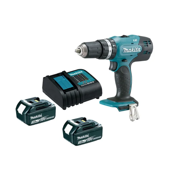 Combo Parafusadeira Furadeira 18V Compressor Ar e Brocas KITDHP453 DMP18 Makita