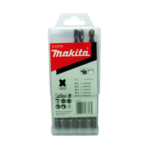 Conjunto de Brocas SDS Plus com 05 peç D-61678 Makita