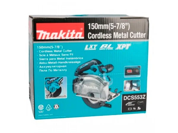 Cortadora de Metais à BateriaNão acompanha DCS553Z Makita