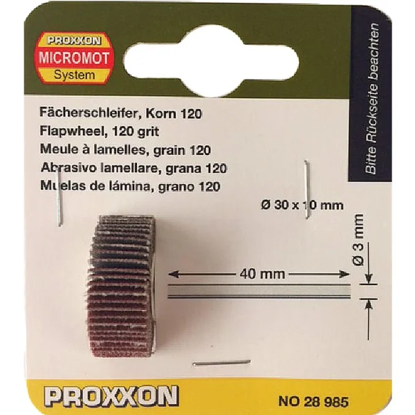 Disco de Lixa em Flap 30x10 mm 28985 Proxxon