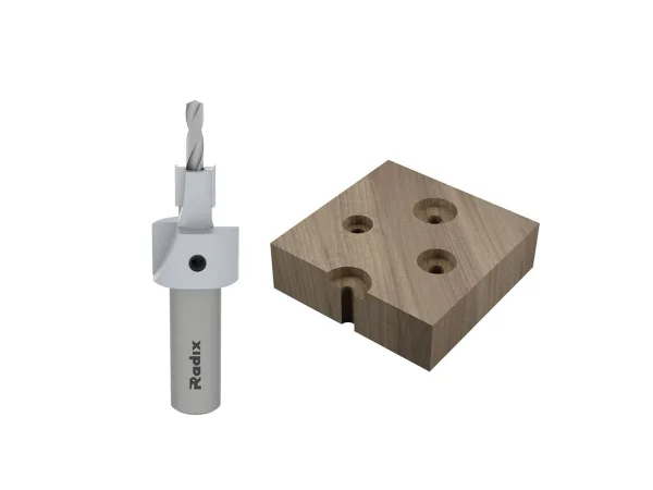 Escareador para Furadeira Corte Reto 8x2mm 22B0825.04 Radix