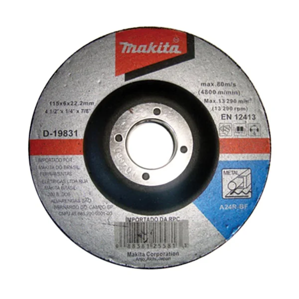 Esmerilhadeira Angular 115mm 840W com Disco 9557HNGBR Makita