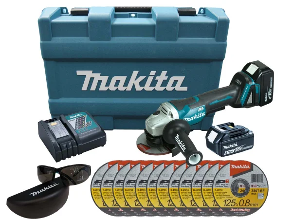 Esmerilhadeira Angular 115mm à Bateria DGA455RFE P Makita