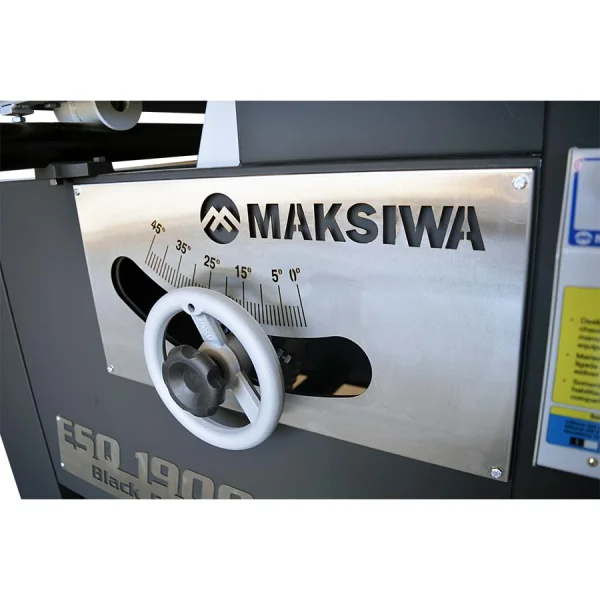 Esquadrejadeira 1900mm com Eixo Inclinável ESQ.1900.I Black Edition Maksiwa