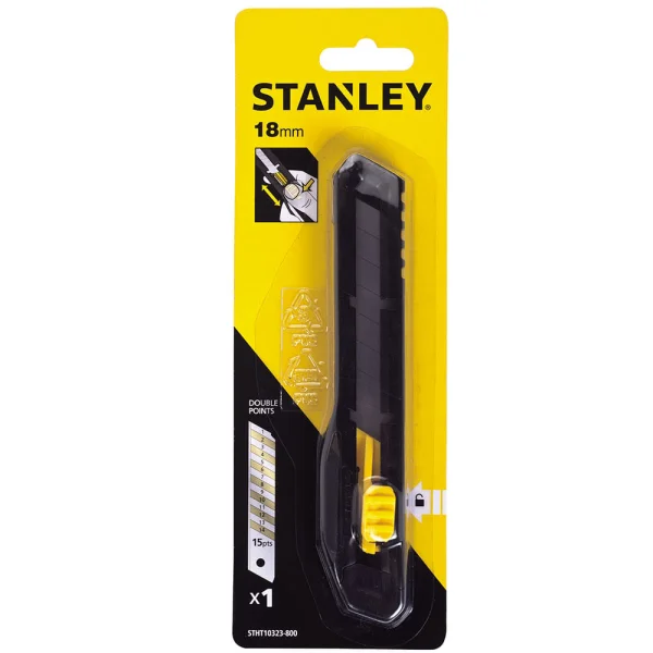 Estilete Retratil com Trava Automática 18mm STHT10323-840 Stanley