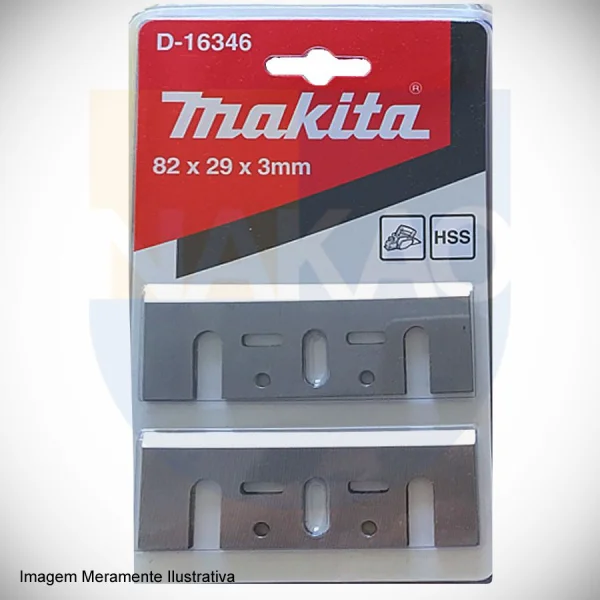 Faca para Plaina 82mm HSS Aço Rápido D-16346 Makita