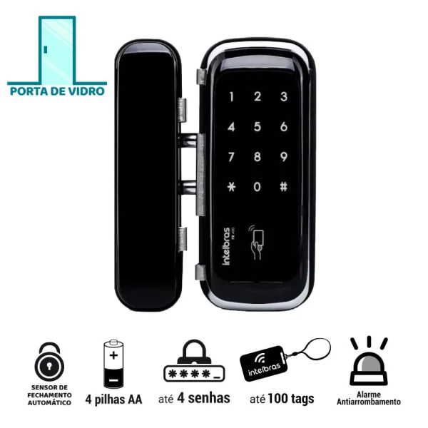 Fechadura Digital FR400 4674005 Intelbras