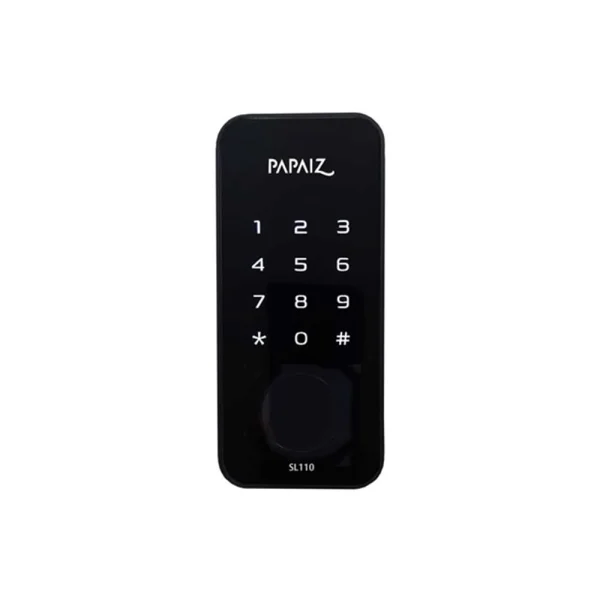 Fechadura Eletrônica Smart Lock SL110 Preta sem Maçaneta 0560110PR Papaiz