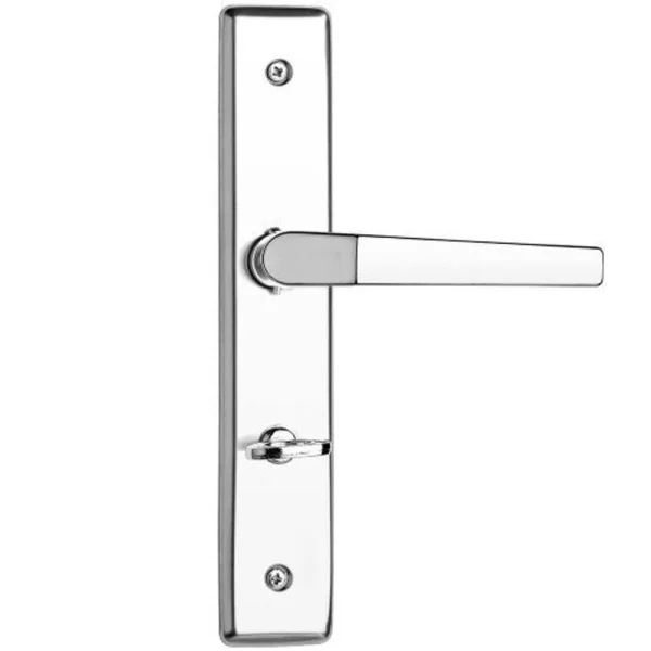 Fechadura Popline Reta Banheiro Cromado ESP26 40X53 03003081118 Soprano