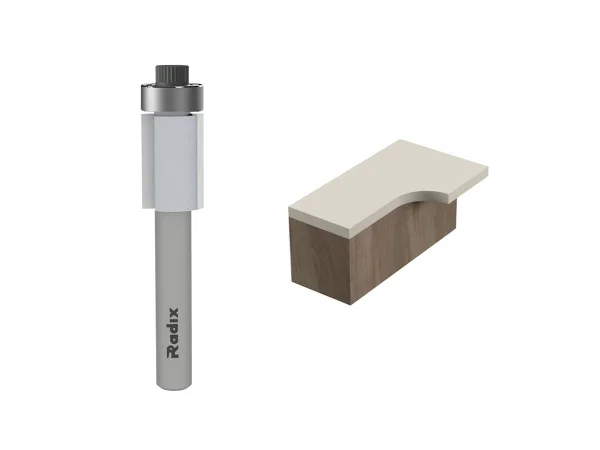 Fresa Paralela 10x6x54mm com Rolamento 1710015.01 Radix