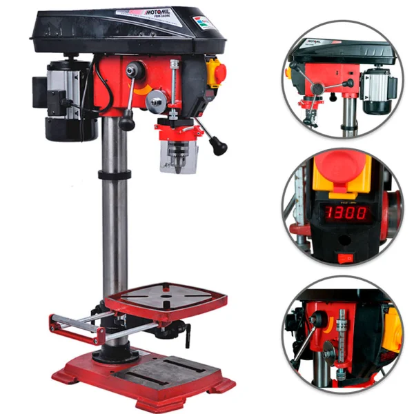 Furadeira de Bancada Eletrônica Monofásico FBM-160RE 13189.5 Motomil 220 Volts