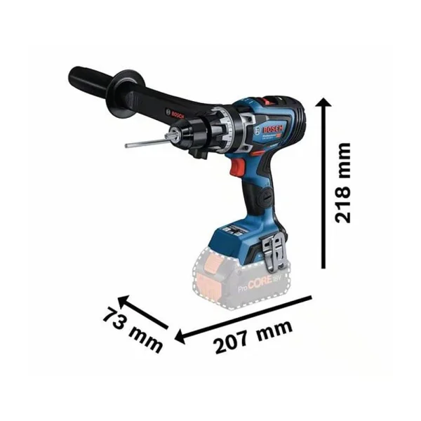 Furadeira e Parafusadeira de Impacto à Bateria Não acompanha GSB 18V-150 Bosch