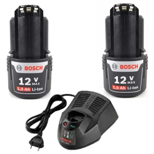 Furadeira Parafusadeira à Bateria e 2 Baterias 12V GSR 120LI Bosch